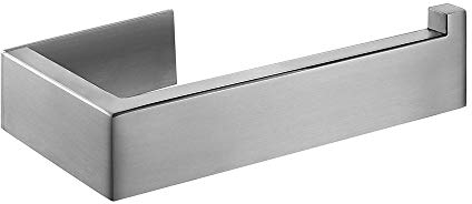 Celbon Toilettenpapierhalter Ohne Bohren, Selbstklebend Klopapierhalter Ohne Bohren, Edelstahl klorollenhalter 304 SUS Für Küche Und Badzimmer, Gebürstet