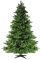 RS Trade 19001 Spessarttanne 100% PVC 150 cm Weihnachtsbaum künstlich (Ø ca.105 cm) 872 Spitzen und Schnellaufbau Klappsystem, schwer entflammbar, unechter Tannenbaum inkl. Christbaum Ständer