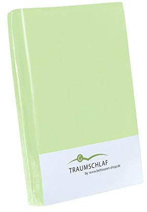 Traumschlaf Spannbettlaken Jersey Elasthan Stretch Limone, 180x200-200x220 cm