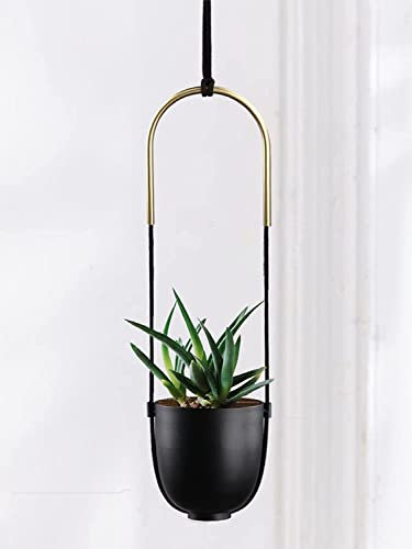 ABETREE Metall-Pflanzgefäß zum Aufhängen, für Innen- und Außenbereich, verstellbar, modern, minimalistisch, Wand- Zellen-Hänge-Blumentopf, Pflanzenhalter Sukkulenten, Luftpflanzen, Heimdekoration