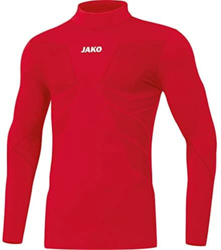 JAKO Comfort 2.0 Turtleneck Kids rot, 164/176 Kinder
