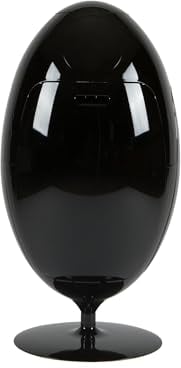 SoldiDesign Ovetto Mülltrennsysteme mit 3 Fächer (3 x 18 Liter) Recycling Mülltrennsystem, Mülleimer abfalleimer mülltrennung Design küche, ABS, Schwarz Glänzend, One Size