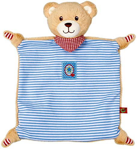 Die Spiegelburg - Schnuffeltuch Teddy, BabyGlück, blau, 16869