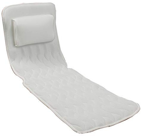 HAIBI Badewannenkissen, Bad Kissen Extra-Große Ganzkörper-Badewanne Kissen rutschfest Spa Badewanne Matte Matratze Pad Super Atmungsaktive 3D Mesh Schichten