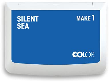 COLOP MAKE 1 Stempelkissen, silent sea, 50 x 90 mm, Kissen für traditionelle Handstempel und Kreativstempel