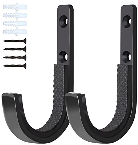 Gun Rack Wall Mount, Horizontal Shotgun Hooks Rifle Hangers for Any Rifles Shotguns and Archery Bow,Heavy Duty Steel