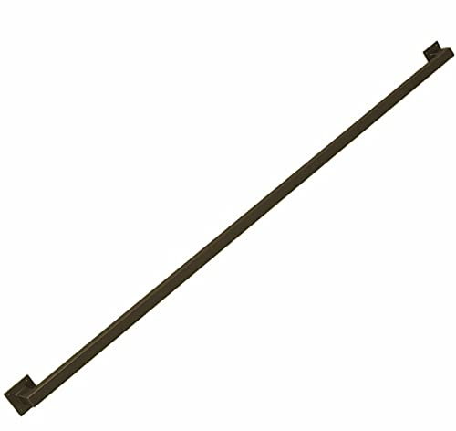 Handlauf Treppe Geländer Treppengeländer Innen Innentreppen Schwarzes Metall, Kompletter Bausatz, Kinder ältere Menschen Industriell Vierkantrohr Geländer, Wandmontierte Handläufe, 0,5 m/ 1,5 m/ 2,5 m