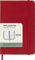 Moleskine Wochenplaner mit Platz für Notizen 12 Monate 2024, Planer 2024, Taschenformat 9x14, Hardcover und elastischer Verschluss, scharlachrotes Rot