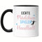 Hey!Print Echte Mädchen spielen Handball Tasse Schwarz Handballerin Handballverein Mannschaft Schwester Freundin