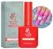 Lavender Violets Clear 5 in 1 Builder Base Gel,Press On Nails Glue 15ml Strengthening Hard Strong Nails Tips & Extensions UV LED Soak Off Nail Art Decorate Manicure Pedicure Larger Content A104