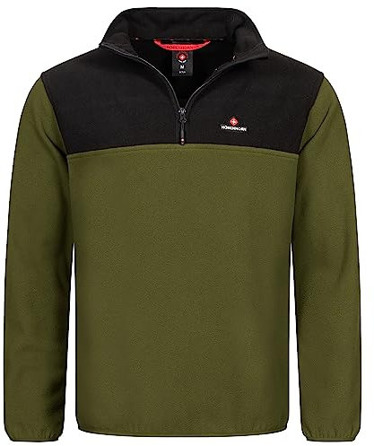 Höhenhorn Skyja Herren Fleece Pullover Schwarz/Grün Gr. L