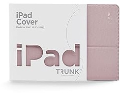 TRUNK - iPad-Hülle - 10,2/10,5 Zoll, Warmes Rosa - Flexible Standfunktion | Origami-Faltung mit mehreren Positionen; minimalistisch; stabil; einfacher Zugriff auf Anschlüsse
