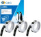 G&G Beschriftungsgerätetiketten, 3xSchwarze 3D Etiketten 9mm x 3m kompatibel mit GG-B90, Dymo Omega und Junior/ersetzt S0847730 Einfach zu verwenden für Haus, Büro,Schule