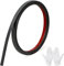 Flexible Peel and Stick Molding & Trim - Black Metalized Mirror for Wall Mirror Furniture Door Wardrobe, 5M x 1CM