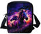 xixirimido Umhängetasche für Damen und Mädchen, kleine Kuriertasche, Galaxy Horse, Einheitsgröße