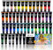 Artecho Acrylfarben Set 48 x 36 ml, Acrylic Paint Set, Wasserfest und Lichtecht, Schnell Trocknend, ideal für Leinwand, Papier und Stoffe, Geschenke zu Weihnachten und anderen Feiertagen