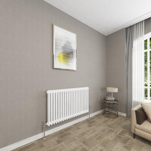 Sky bathroom 600x1010mm 2 Column Radiator Horizontal White Cast Iron radiato Traditional Central Heating Radiator