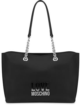 Love Moschino Damen Poljc4257pp0mkd000bu Schultertasche, Schwarz