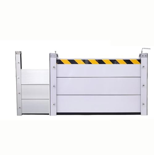 Aluminium-Flutbarrieren, schnelle Montage und Demontage, für Zuhause, Tür, Auffahrt, wiederverwendbar, 2,7 x 0,2 m
