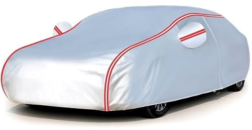 Autoabdeckung Außenbereich Passend für Porsche 917 CanAm Spyder 1972-1973 Autoplane Atmungsaktiv Wasserdicht Sonne Staub Schutz mit Reflektorstreifen
