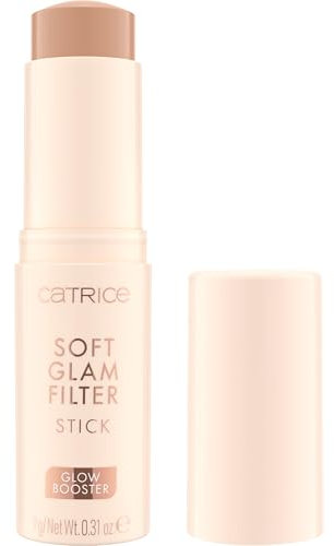 Catrice Soft Glam Filter Stick, Basis, Nr. 015, Nude, weichzeichnend, strahlend, für trockene Haut, für Mischhaut, vegan, ohne Parfüm, ohne Alkohol, ohne Konservierungsstoffe, 1er Pack (9g)