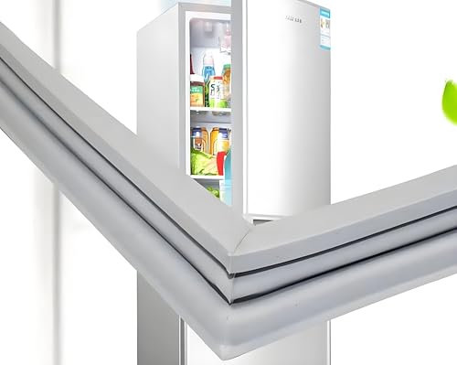 JIEZM Türdichtung für Kühlschrank Gefrierschrank Universal PVC Türdichtung Dichtung für Kühlschrank Gefrierschrank KühlGefrierKombination Truhe