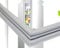 JIEZM Türdichtung für Kühlschrank Gefrierschrank Universal PVC Türdichtung Dichtung für Kühlschrank Gefrierschrank KühlGefrierKombination Truhe