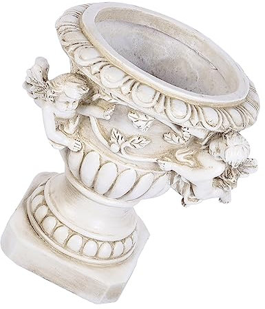 Abaodam Pot De Fleurs Ange Décoration Européenne De Jardin Pot De Fleurs Résine