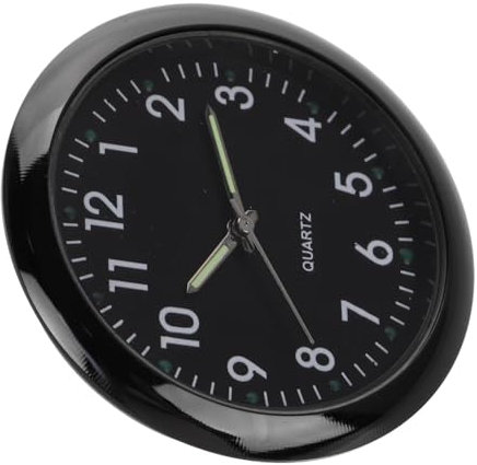 Abaodam Winzige Runde Wanduhr Für Puppenhaus Miniatur-Uhr Dekorationsrequisite Für Mini-Haus-Landschaft