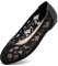 Greatonu Ladies Black Lace Ballet Flats Cut Out Ballerina Pumps for Women 5 UK/38EU