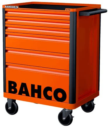 Bahco Stahl Rollenschrank 6 Schubladen mit Rollen, 965mm x 693mm x 510mm