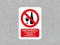 Oedim Señal PVC Prohibido Tomar Bebidas alcohólicas Tamaño A4 (29,7x21cm) Material PVC Resistente