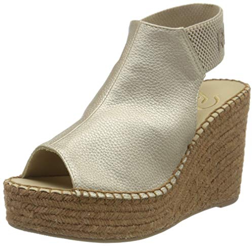 REPLAY Damen JESS-Tyne Plateausandalen, 045 Platin