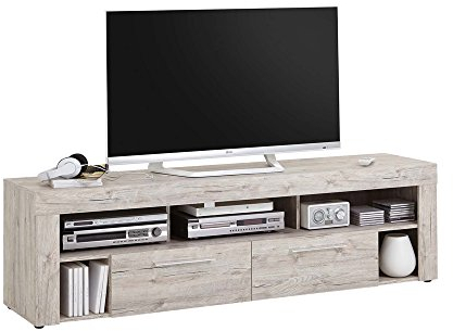 FMD furniture Lowboard, Spanplatte, Sandeiche, ca. 180 x 53 x 40 cm