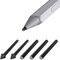 TiMOVO Pointes de Stylet Surface, Lot de 5 Surface Pointes Mine Originale Remplacement pour Stylet Surface en Caoutchouc pour Surface Pro 2017 Pen (Modèle 1776), Surface Pro 4 Pen, 3HB + 22H - Noir