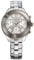 Swarovski Octea Lux Sport Uhr, Edelstahl Damenuhr mit Rosé Vergoldetem Gehäuse und rotem Zifferblatt, Swarovski Kristallen und Metallarmband