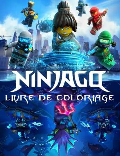 Ńinjago livre de coloriage: 30 pages de coloriage de qualité supérieure pour les enfants et les adultes à colorier avec des images de haute qualité et ... Un super cadeau pour garçons et filles