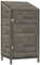 vidaXL Remise de Jardin Abri de Jardin Hangar de Stockage Remise à Outils à Articles Ménagers Extérieur Anthracite 55x52x112 cm Bois de Sapin Solide