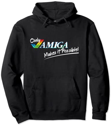 Nur Amiga macht es möglich Retro-Computer Pullover Hoodie