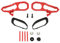 Front-Abschlepphaken 82215268AB 68272945AB für 1500 mit 3,6-Liter-5,7-Liter-Motor 2019 2020 2021 2022 Heavy Date Front-Abschlepphaken mit Hardware-Zubehör