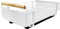 mumisuto Cajones Extraibles para Cocina, Bandeja Extraible Armario Cocina Adhesivo, Cajon Telescopico Cocina con Mango, No Requiere Taladrar, para Baño Inicio Oficina, Blanco, 38×24×9 cm