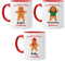 Gattablu Pacchetto set famiglia x 3 tazze color mug 11oz Il nostro natale, Biscottini zenzy! Personalizzate con nomi! Mamma, papà e baby!