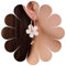 Cybche Boucles D'oreilles Boho Acrylique Fleur Blanche Pendante Boucles D'oreilles Fleur Cristal Blanc Boucles D'oreilles Fleur Acrylique Boucles D'oreilles Cerceau Fleur Résine Boucles D'oreilles