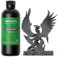 UNIFORMATION 3D Drucker Resin HD 3D-Drucker-Harz Standard Schnell UV-härtendes, pflanzliches 3D-Harz mit hoher Präzision und niedriger Viskosität Passend für Miniaturen,HD Dunkelgrau 1KG