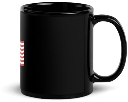 usa new Black Glossy Mug