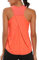 Dawnrole Workout Tank Tops Women Gym Sport Sleeveless Running Tops Yoga Shirts Orange