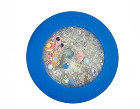 Jellystone Designs Peek-a-Boo Sensory Bag - Beach Themed Sensory, Squishy & Tactile Fidget Toy. Find the Hidden Surprises. Silicone. Boys & Girls 18 Months +