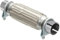 MOCNT Tubo Flessibile di Scarico per Auto con 2 Fascette 63mm X 200mm/300mm Tubo di Riparazione Giunto Flessibile Intrecciato Tubo Flessibile Scarico Marmitta Connettore
