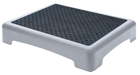 Antideslizante semiescalón, escalón para interiores y exteriores, ayuda a la entrada, taburete para personas mayores, taburete para personas mayores, ducha, bañera, coche, exterior, soporta hasta 220