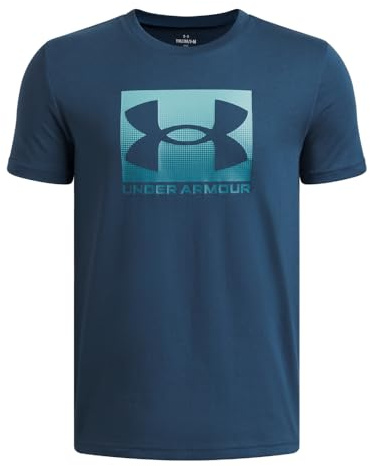 Under Armour Jungen Boxed Logo Short Sleeve T Shirt T-Shirt (1er Pack)